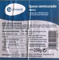 Mängden socker i Queso semicurado mezcla