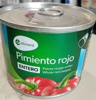 Mängden socker i Pimiento rojo entero