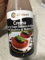 Mängden socker i Crema a base de vinagre balsamico de Modena