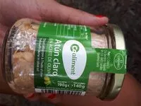 Mängden socker i Atun claro en aceite de oliva