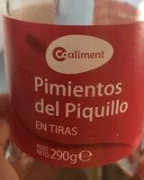 Mängden socker i Pinientos del piquillo en tiras