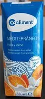Mängden socker i Mediterráneo fruta y leche