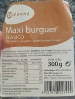 Mängden socker i Maxi burguer clásico