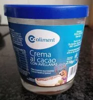 Mängden socker i Crema al cacao