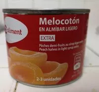 Mängden socker i Melocotón en almíbar