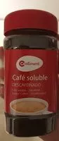 Mängden socker i Café soluble DESCAFEINADO