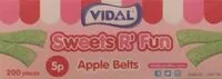 Mängden socker i apple belts