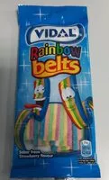 Mängden socker i Rainbow Belts (100 G)