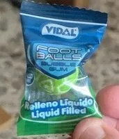Mängden socker i Foot balls bubble gum
