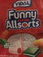 Mängden socker i Funny Allsorts