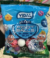 Mängden socker i Foot Balls Bubble Gum Acide