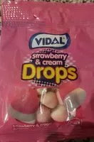 Mängden socker i Strawberry and cream drops