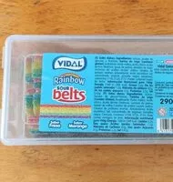 Mängden socker i Rainbow Sour Belts