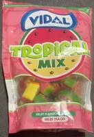 Mängden socker i Tropical mix