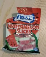 Mängden socker i Watermelon slices