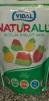 Mängden socker i Naturall sour fruit mix