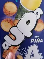 Mängden socker i Aupa con piña