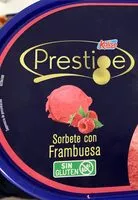 Mängden socker i Sorbete con Frambuesa