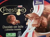 Mängden socker i Prestige chocolate con leche y almendras troceada