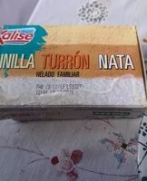 Mängden socker i Helado Familiar vainilla turrón nata