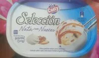 Mängden socker i Tarima de helado Nata con nueces