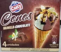 Mängden socker i Cono helado Vainilla y Chocolate