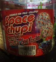 Mängden socker i Space chupi