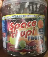 Mängden socker i Space chupi fruits