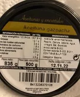Mängden socker i Aceituna gazpacha