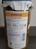 Mängden socker i Borraja