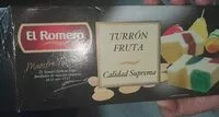 Mängden socker i Turron de fruta