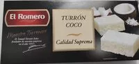 Mängden socker i Turrón de coco