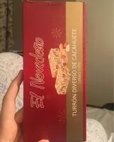 Mängden socker i Turrón de cacahuete