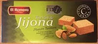 Mängden socker i Turron de Jijona