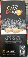 Mängden socker i Turrón de Alicante