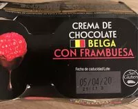 Mängden socker i Crema de chocolate belga con frambuesa