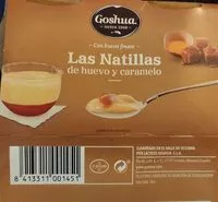 Mängden socker i Las natillas de huevo y caramelo