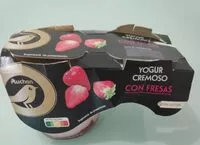 Mängden socker i Yogur cremoso con fresas