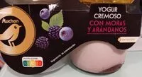 Mängden socker i Yogur cremoso con moras y arándanos