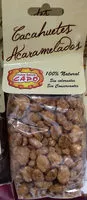Mängden socker i Cacahuetes acaramelados