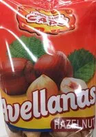 Mängden socker i Avellanas