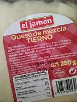 Mängden socker i Queso mezcla tierno