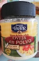 Mängden socker i Queso de oveja en polvo