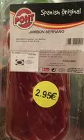 Mängden socker i Jambon Serrano