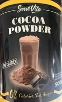 Mängden socker i Cocoa powder