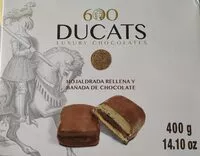 Mängden socker i Hojaldrada rellena y bañada de chocolate