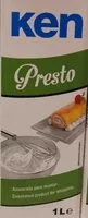 Mängden socker i Ken presto