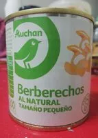 Mängden socker i Berberechos al natural