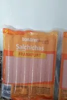 Mängden socker i Salchichas frankfurt