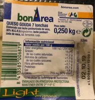 Mängden socker i Queso gouda en lonchas
